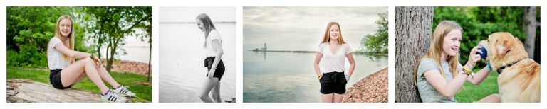 teen photo session at oakville lakefront